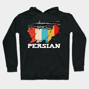 Persian Cat - Retro Style Cat Vintage Kitty Hoodie